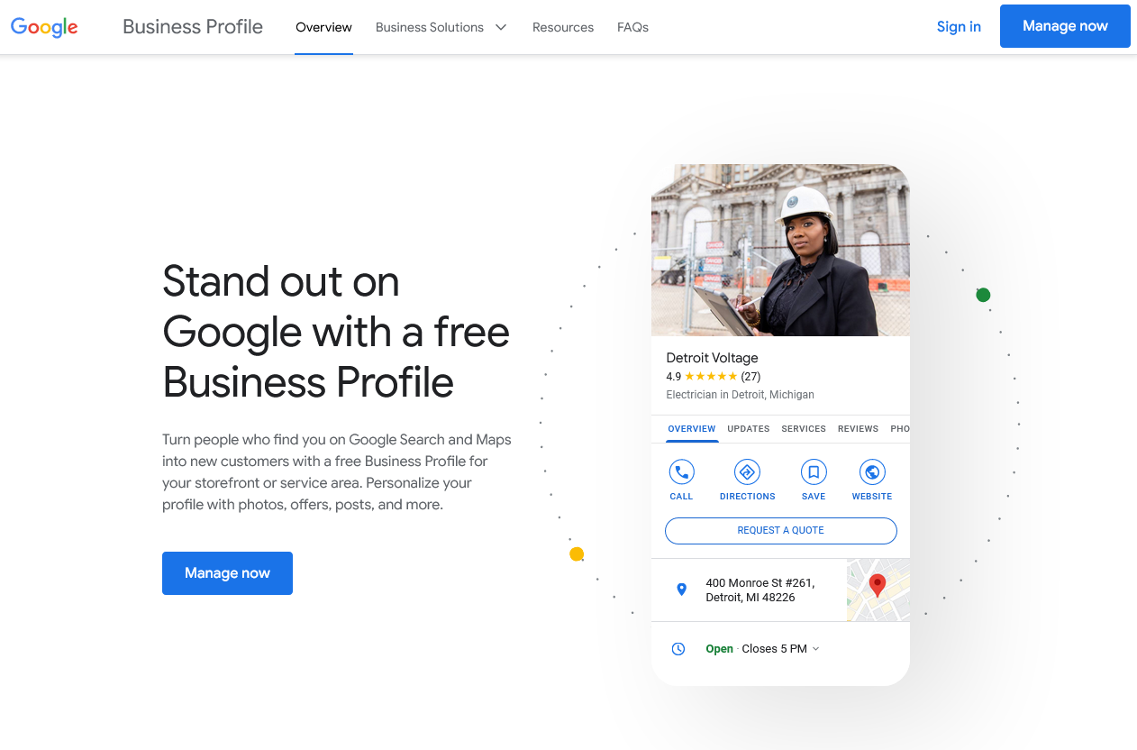 google business profile setup