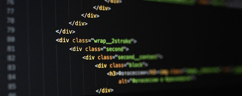 html and css code in visual code editor